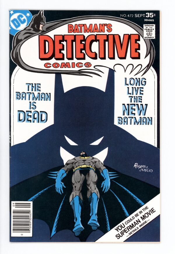 Cover image of batman detective comic