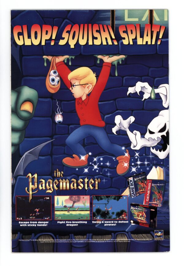 Pagemaster game: Glop, squish, splat!