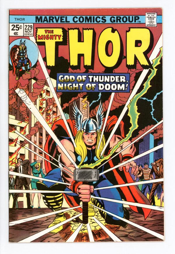 Cover image of thor comics with cartoon image