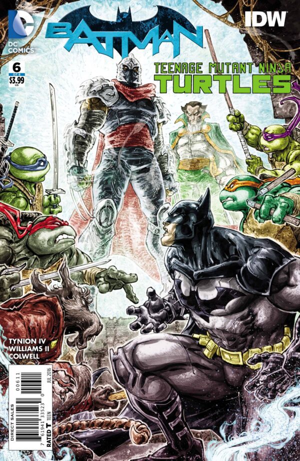 Batman vs. Teenage Mutant Ninja Turtles.