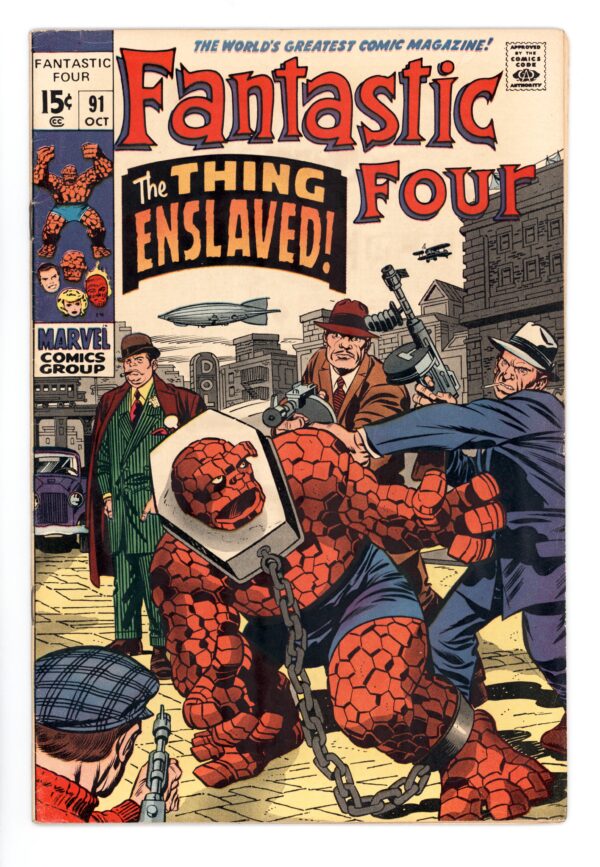 The Fantastic Four featuring in The Things Enslaved