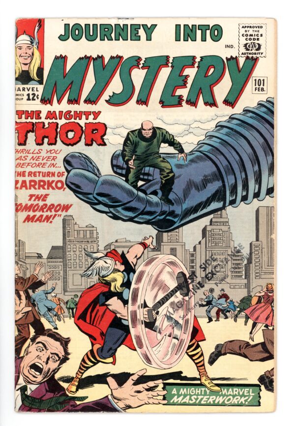 journey into mystery the almighty thor the return of zarrko the tomorrow man