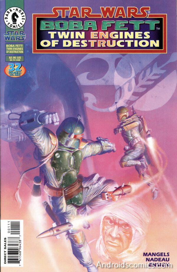 Cover image of boba foot twin engines of destruction comics