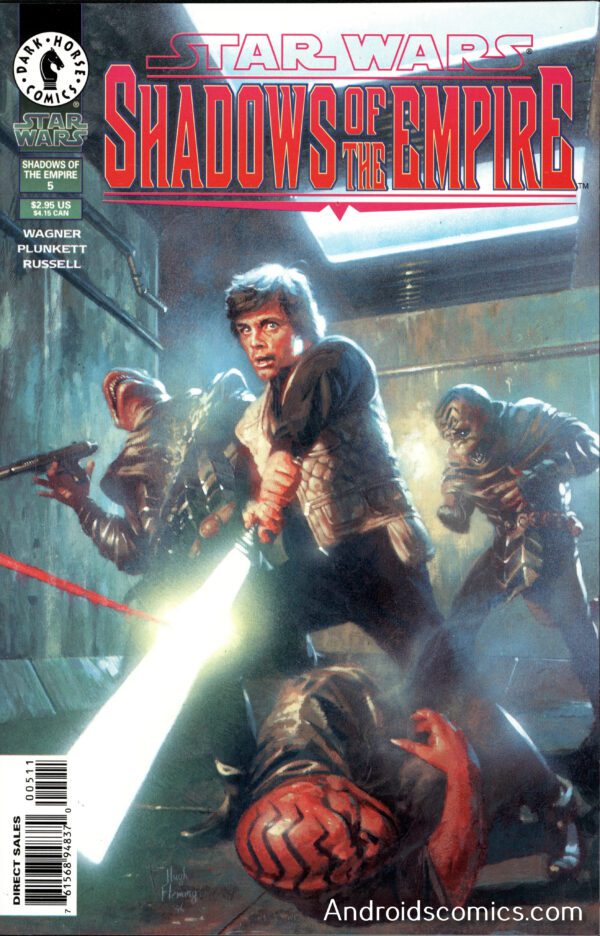 Star Wars: Shadows of the Empire #5 comic book cover.