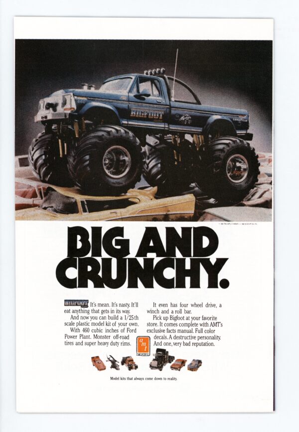 Bigfoot monster truck model kit.