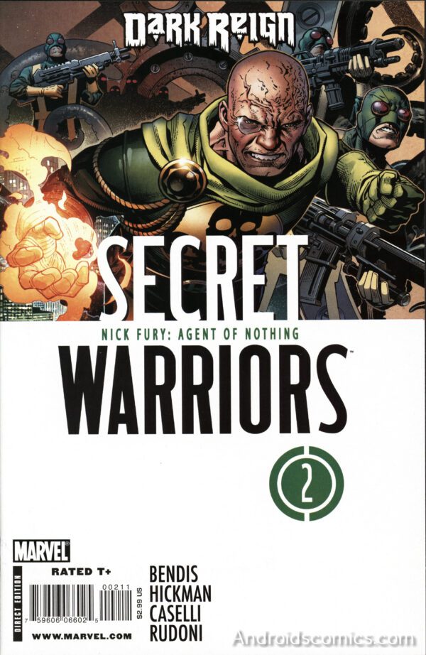 Secret Warriors #2: Nick Fury comic book cover.