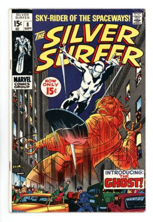 the silver surfer comic book introducing the ghost