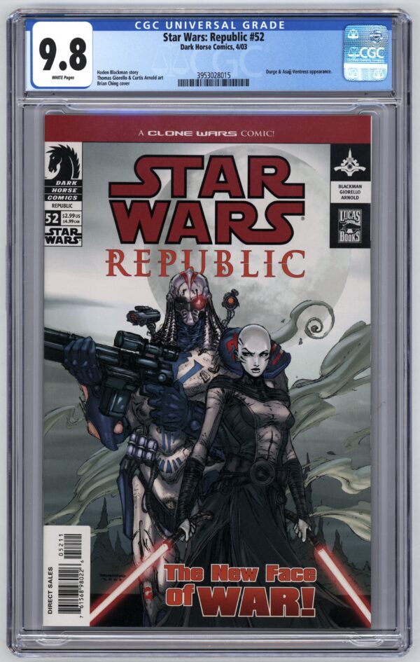 Star Wars Republic #52 comic book.