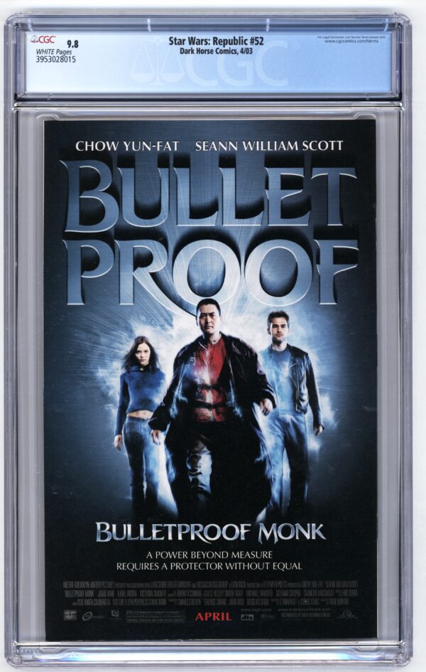 Bulletproof Monk comic book cover.