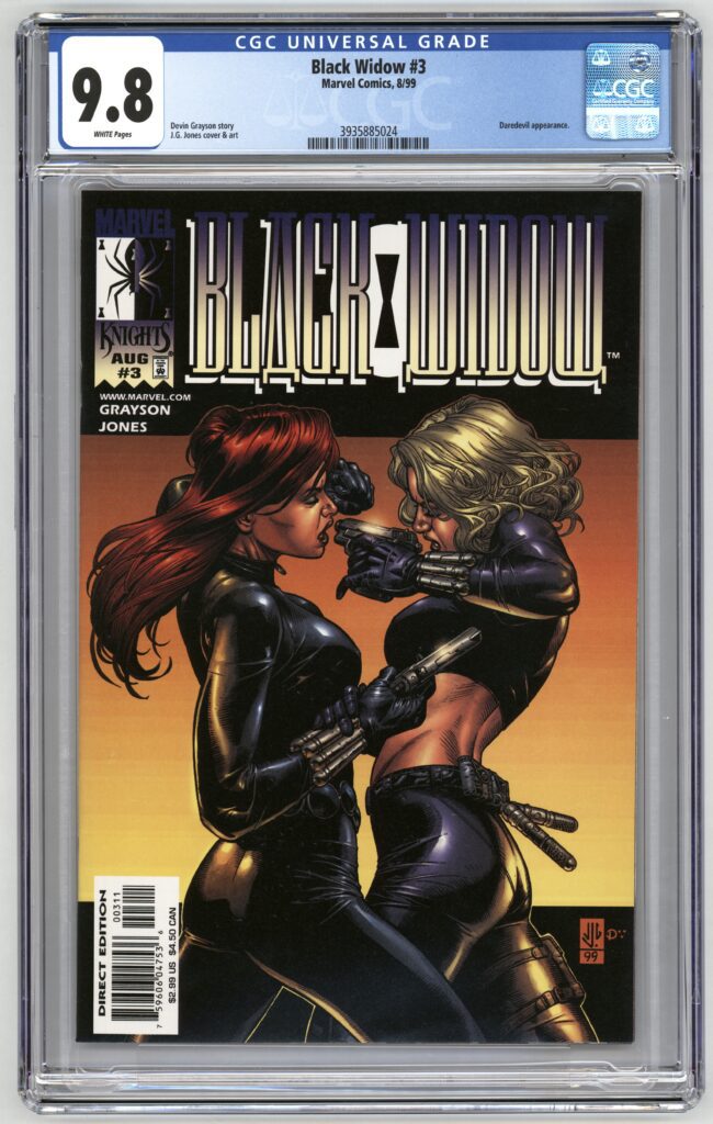 Cover image of playstation game black widow