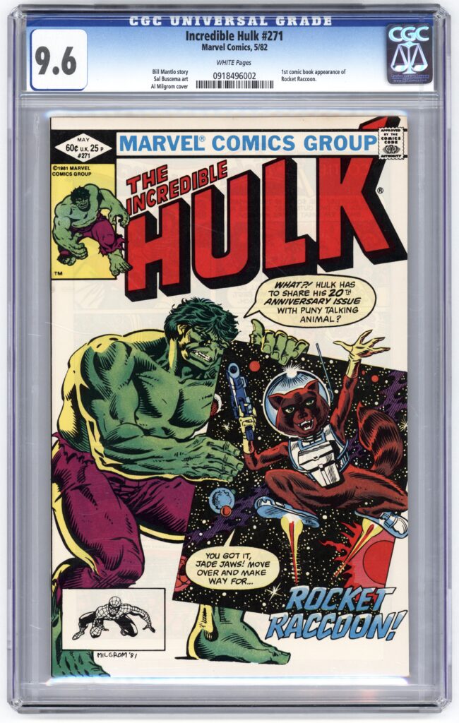 the incredible hulk rocket raccoon comic book