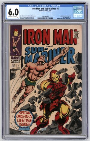 Cover image of playstation game iron man and sub mariner