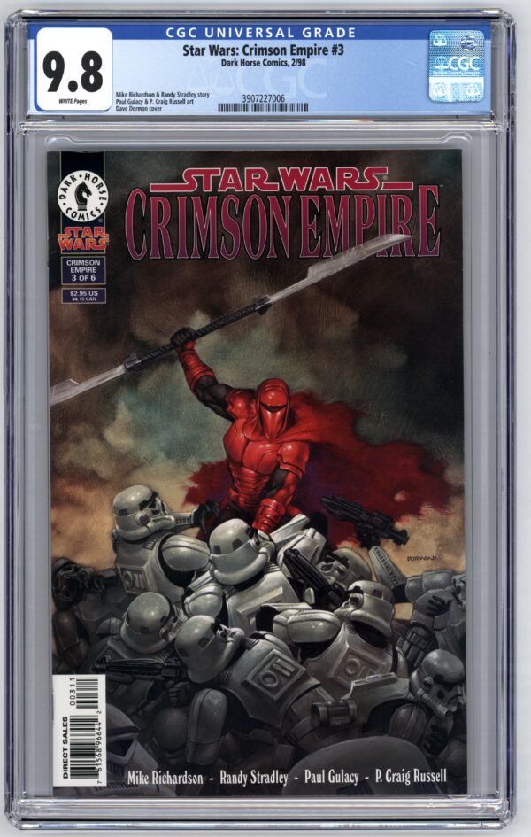 Star Wars Crimson Empire #3 comic book.