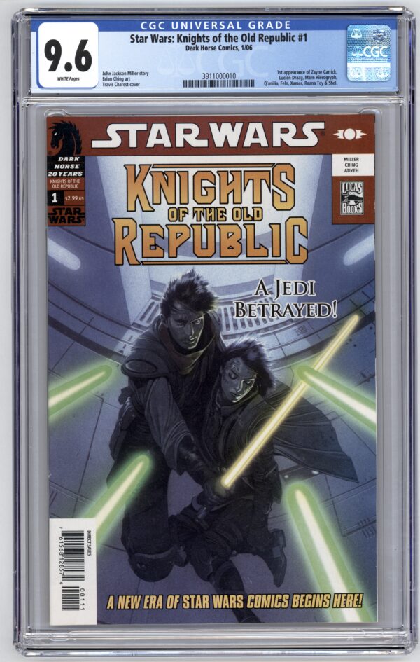 Star Wars Knights Old Republic #1 comic.