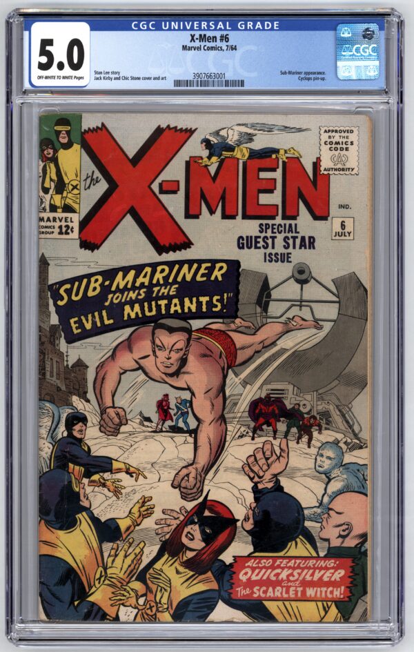 x-men comic book number 6
