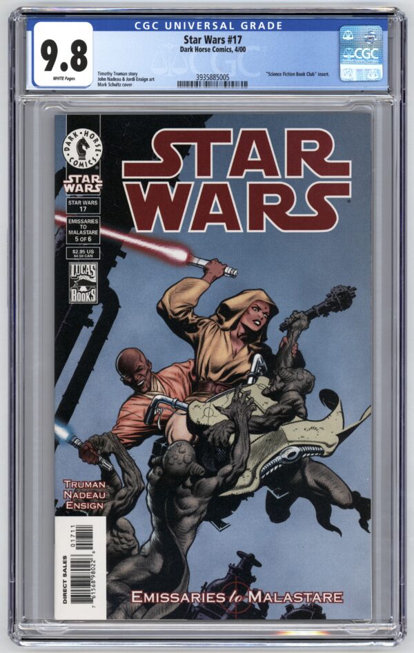 Star Wars #17 comic book, graded 9.8.
