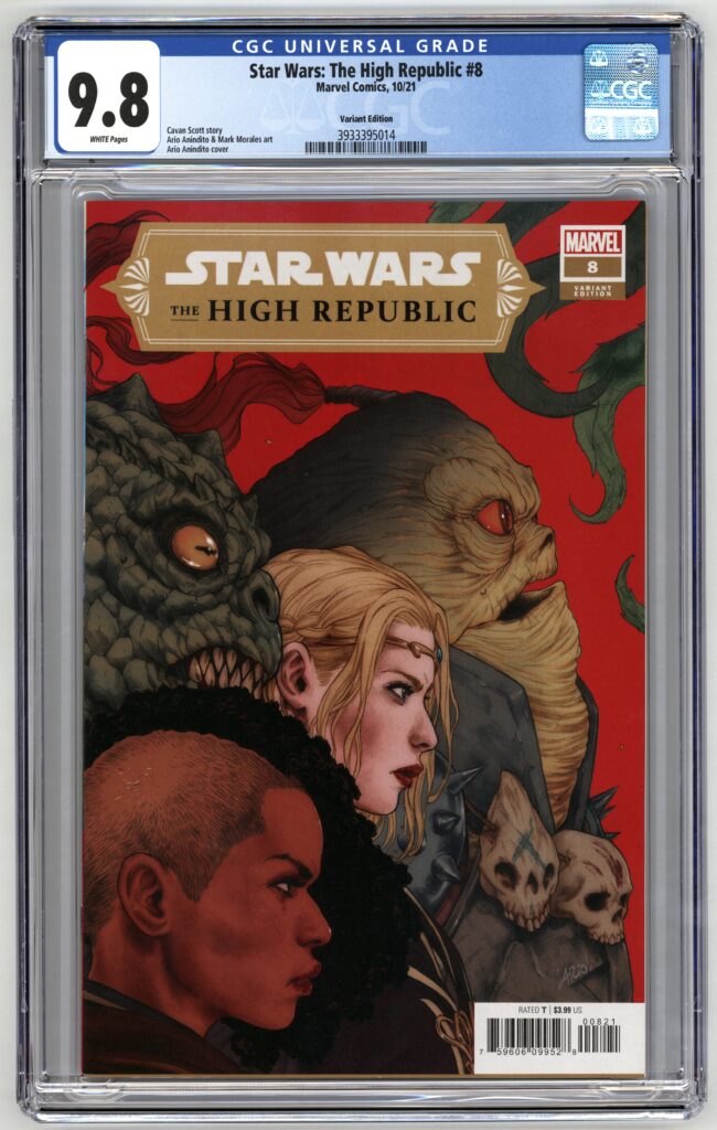 Star Wars: The High Republic #8 variant cover.