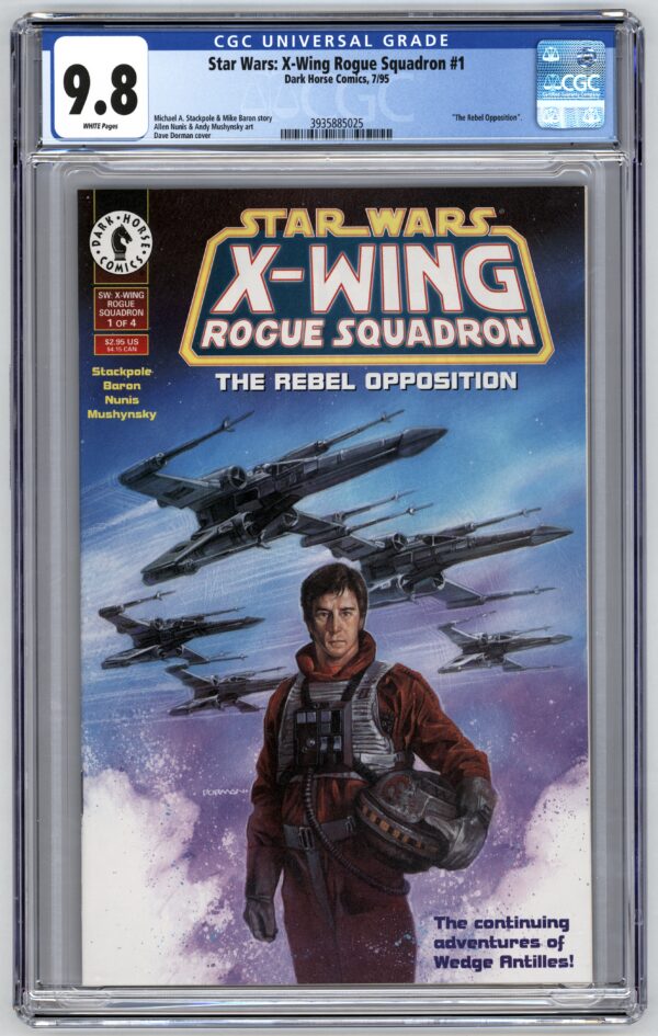 Cover picture of playstation game x wing rogue squadron