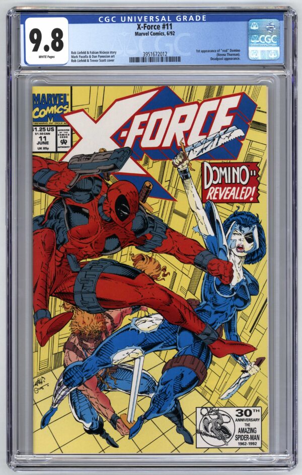 X-Force #11, Domino's first appearance.