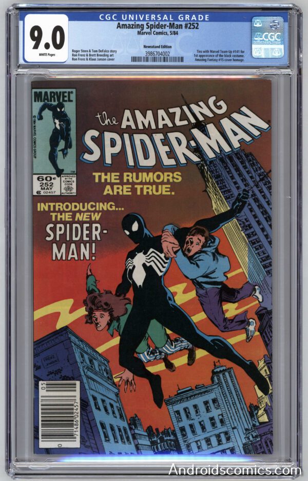 Amazing Spider-Man #252, new black suit.