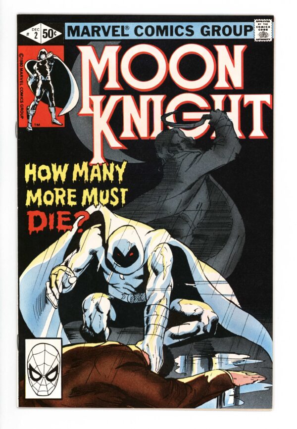 Cover image of playstation game moon knight comics