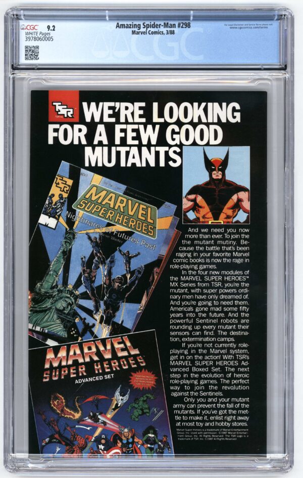 Marvel Super Heroes: Mutant role-playing game.