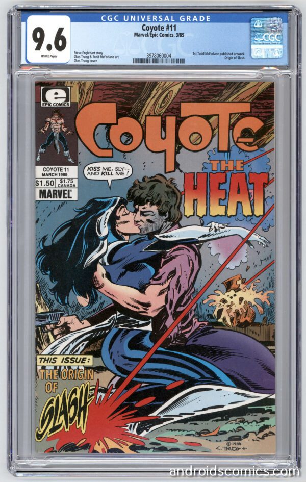 Coyote #11 comic book, graded 9.6.