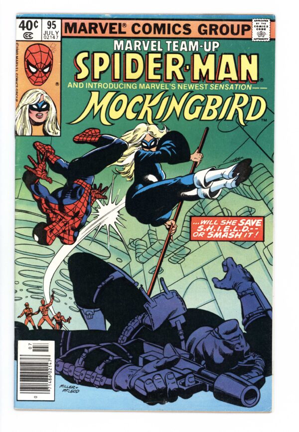 Spider-Man and Mockingbird Marvel Team-Up comic.