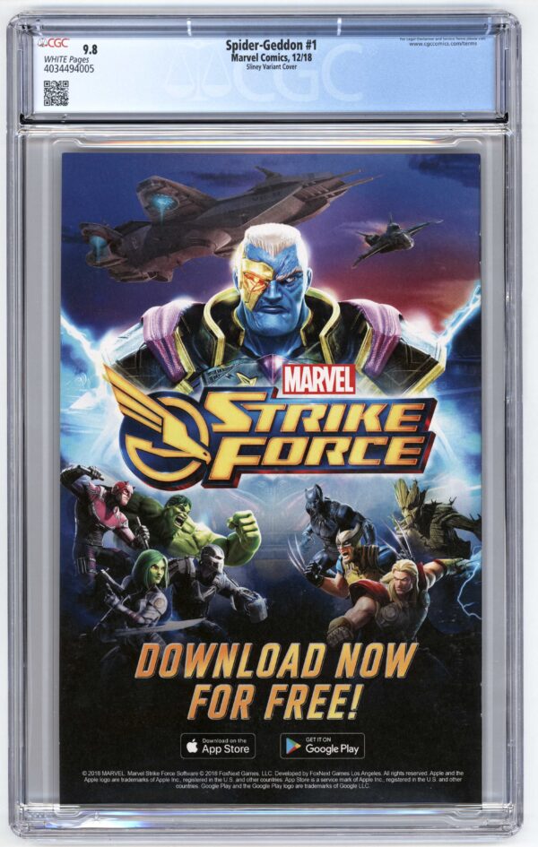 Marvel Strike Force comic book cover.