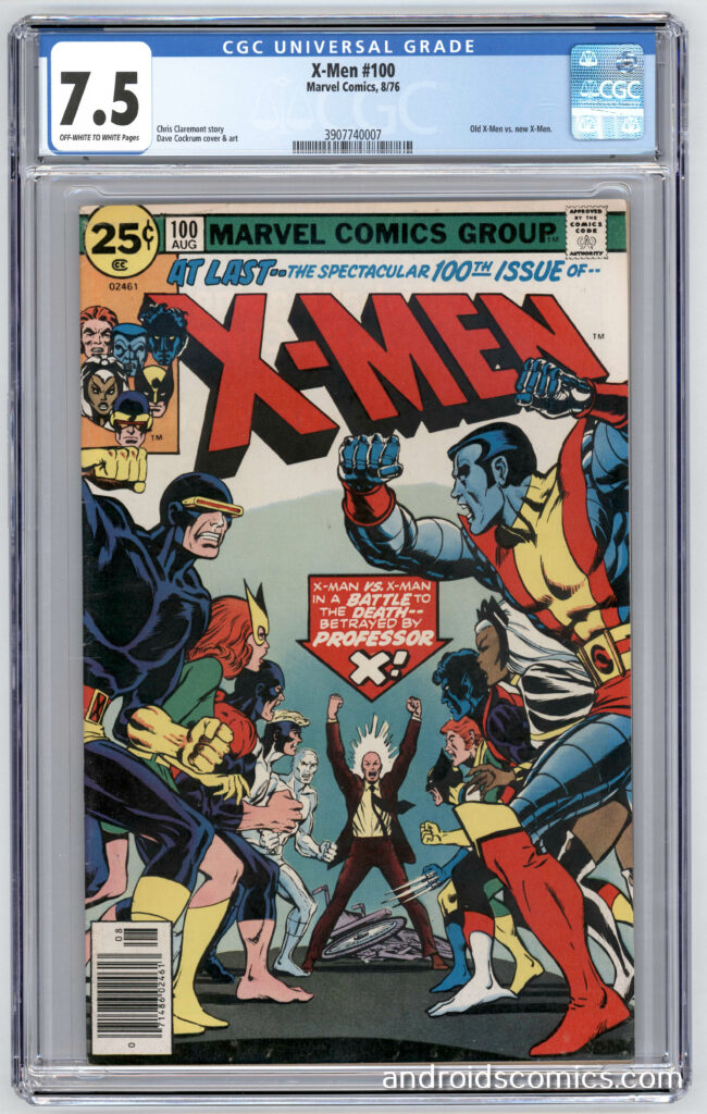 The spectacular 100th issue of XMen series
