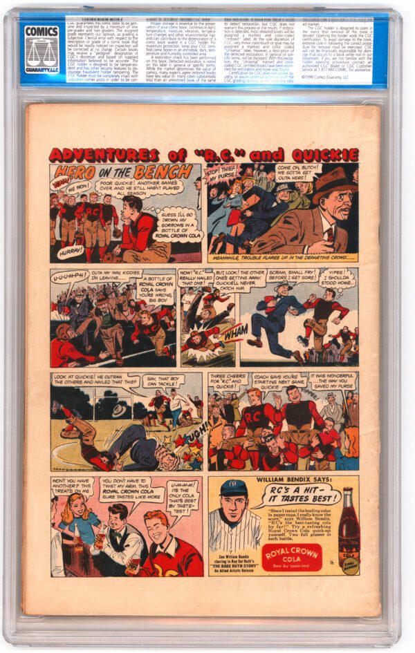 Comic book: R.C. and Quickie's adventure.