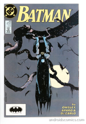 Cover image of Batman comics with batman picture