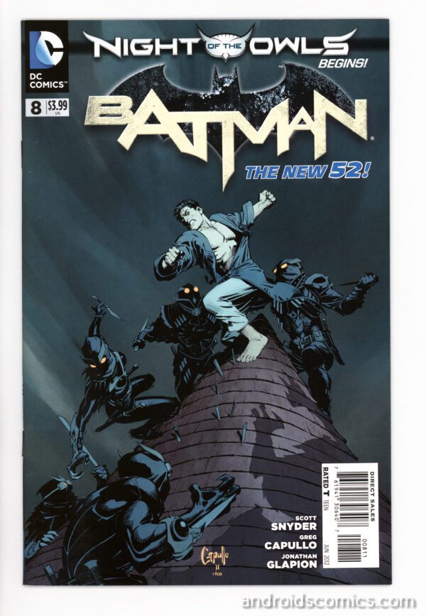 Batman #8: Night of the Owls begins.