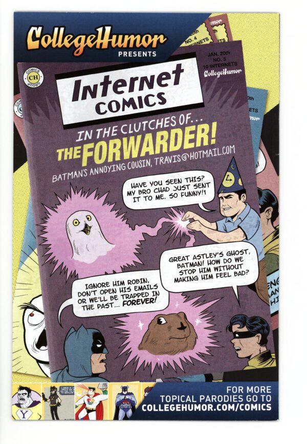 CollegeHumor Internet Comics parody: Batman's cousin.