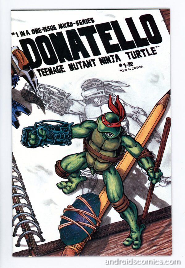 Cover image of Donatello, teenage mutant ninja turtle comic