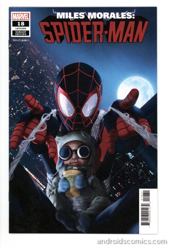 Miles Morales Spider-Man comic book cover.