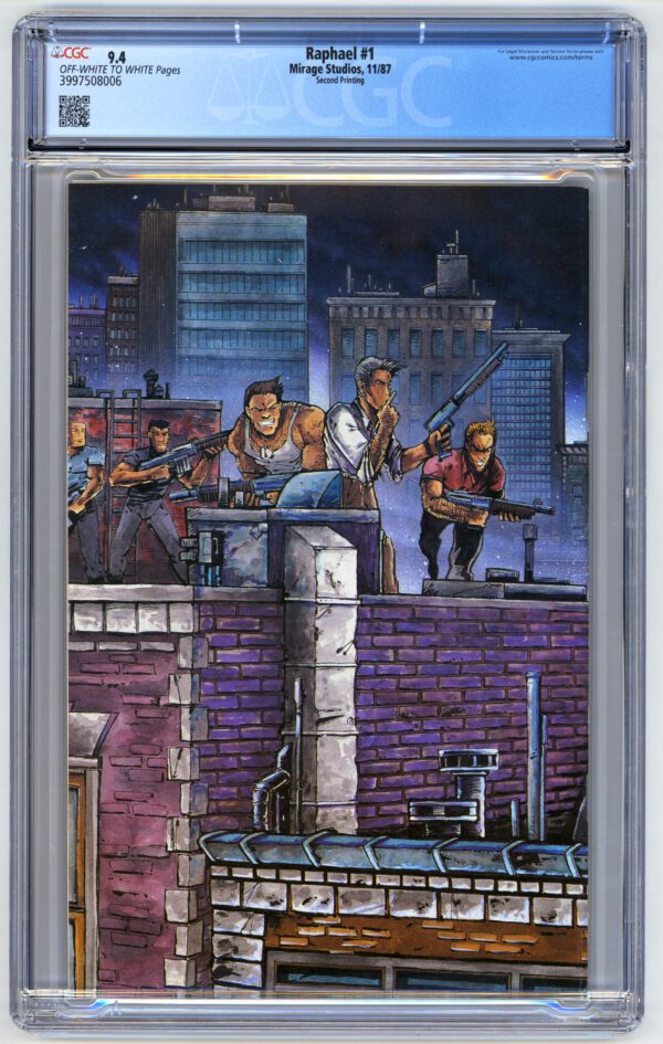Raphael #1 comic book cover art.