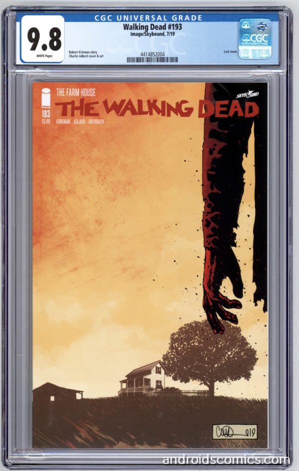 Walking Dead #193 graded comic book.