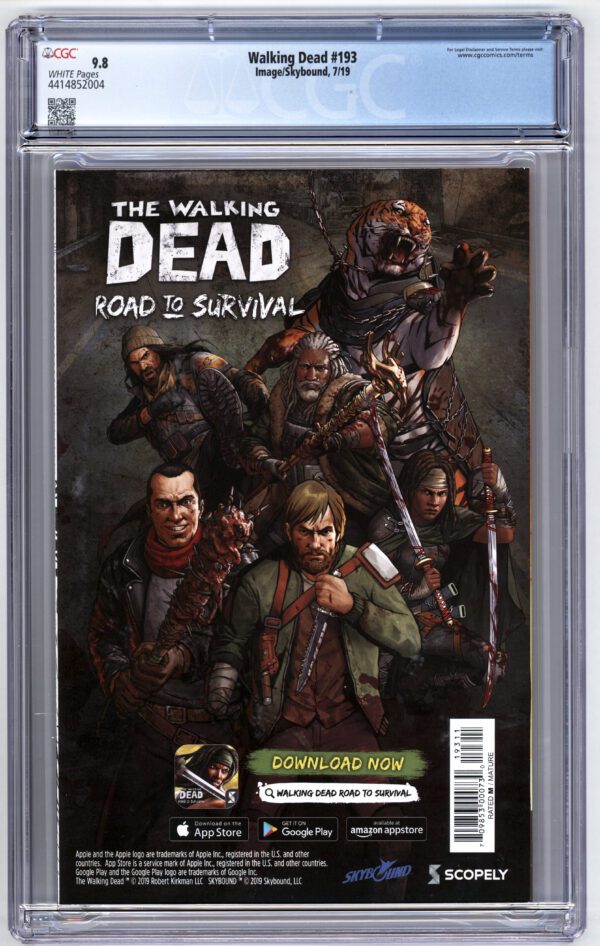 Walking Dead #193 Road to Survival comic.