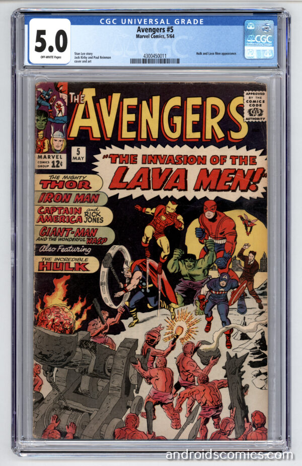 Avengers #5 <br>CGC 5.0