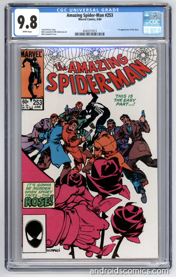 Amazing Spider-Man #253 <br> CGC 9.8 <br> 1st App. of the Rose