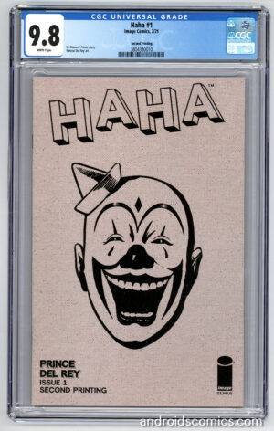 HAHA #1 <br> 2nd Print <br> CGC 9.8