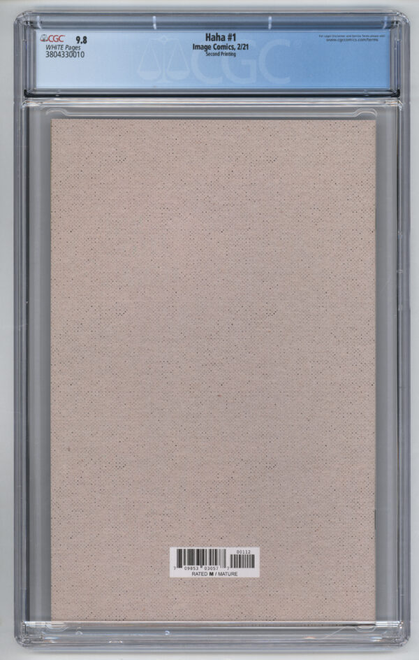 HAHA #1 <br> 2nd Print <br> CGC 9.8 - Image 2
