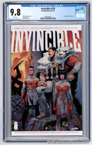 Invincible #129 <br> CGC 9.8 <br> 1st App. of Marky