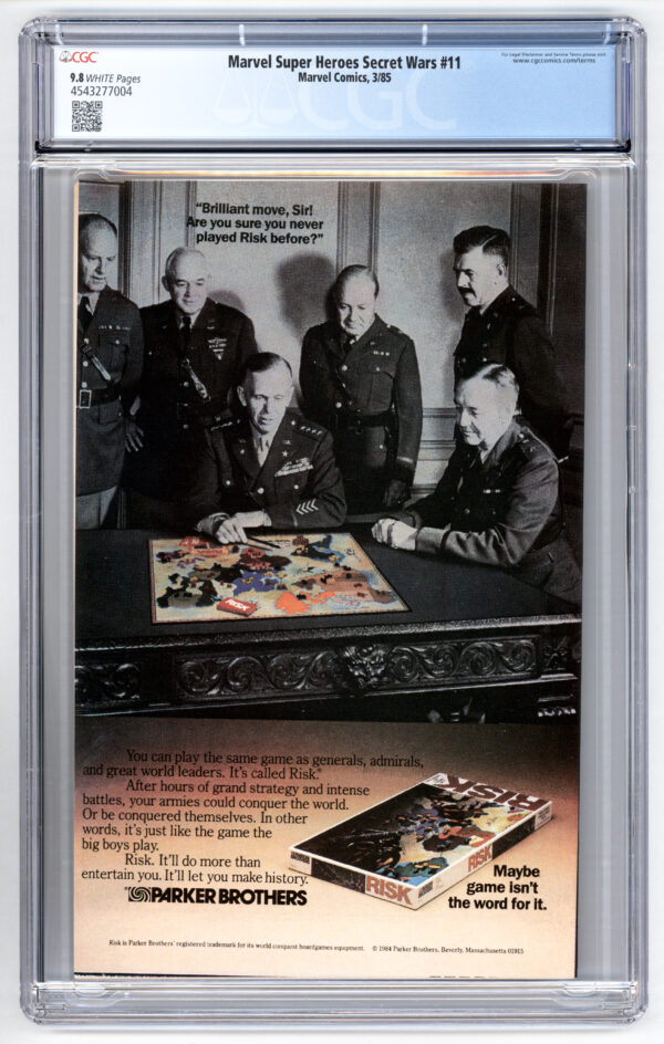 Marvel Super Heroes Secret Wars #11 <br> CGC 9.8 - Image 2