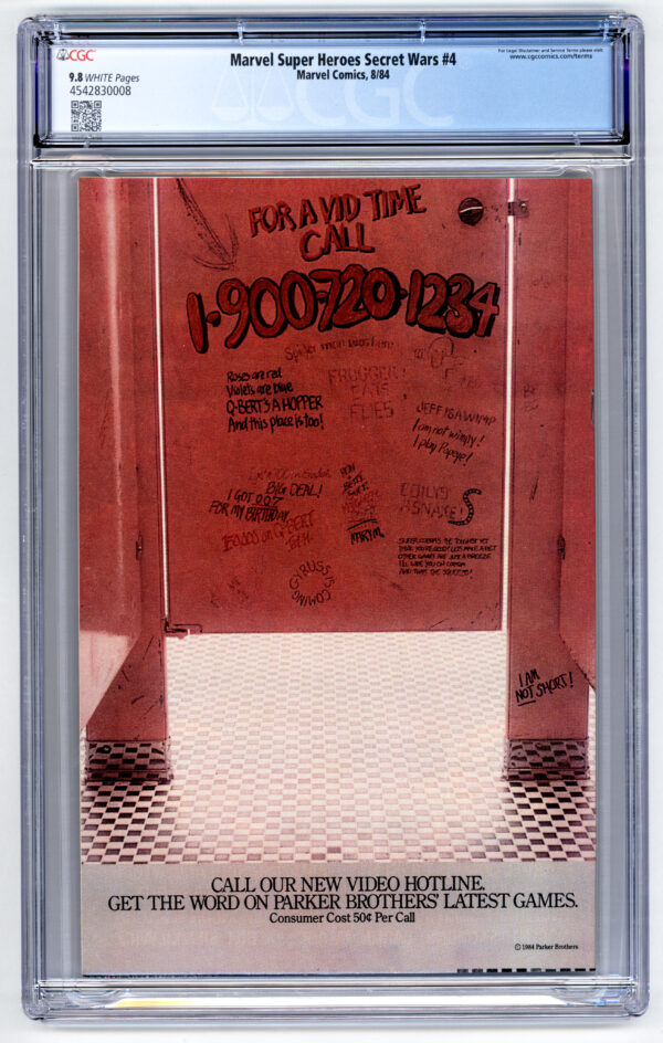 Marvel Super Heroes Secret Wars #4 <br> CGC 9.8 - Image 2