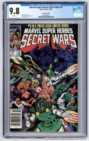Marvel Super Heroes Secret Wars #6 <br> CGC 9.8 <br> Newsstand