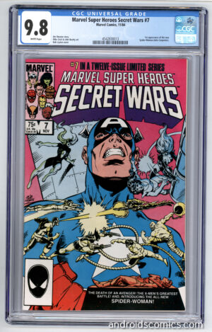 Marvel Super Heroes Secret Wars #7<br> CGC 9.8 <br> 1st App of Spider-Woman