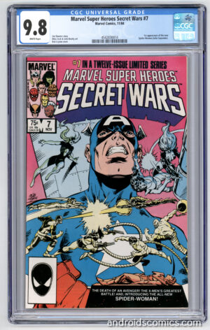 Marvel Super Heroes Secret Wars #7<br> CGC 9.8 <br> 1st App of Spider-Woman