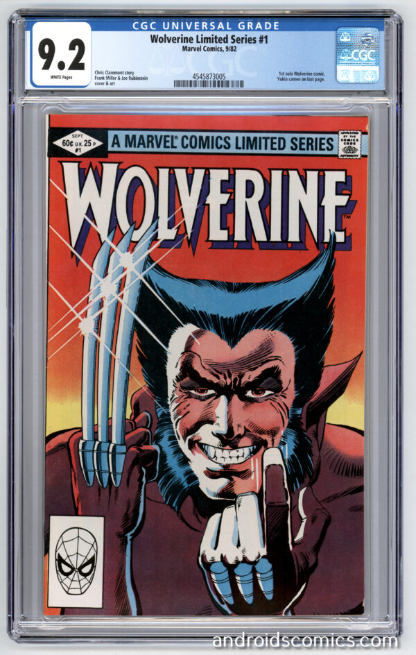 Wolverine Limited Series #1 <br> CGC 9.2